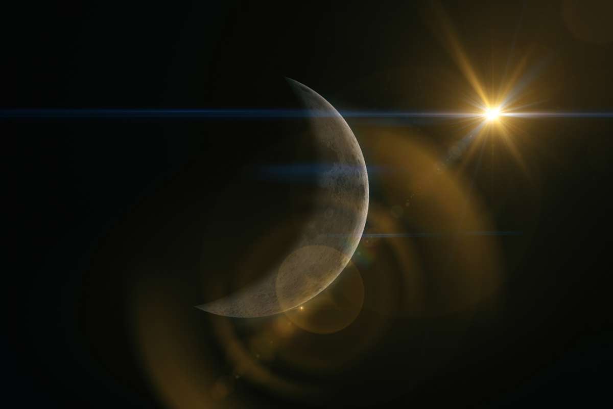 simpatia, lua, lua nova - .