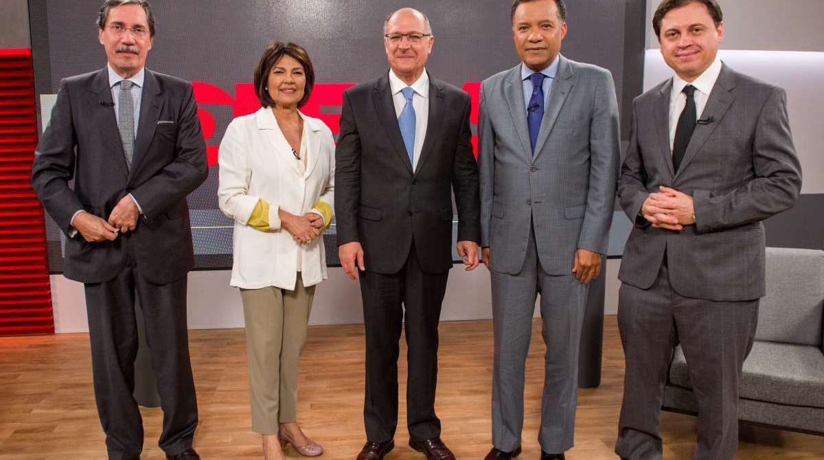 Alckmin foi o terceiro convidado na série de entrevistas do 'Jornal Nacional'