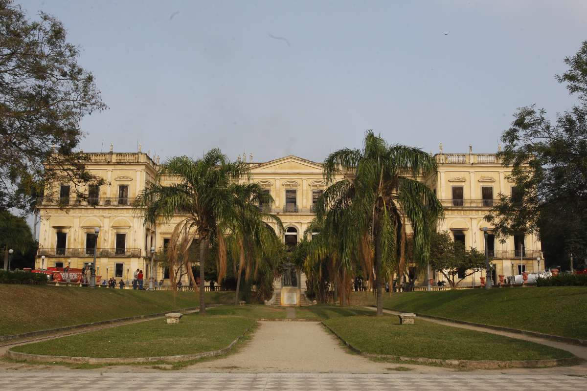 Museu Nacional, na Quinta da Boa Vista, na Zona Norte do Rio - Alexandre Brum / Agência O Dia