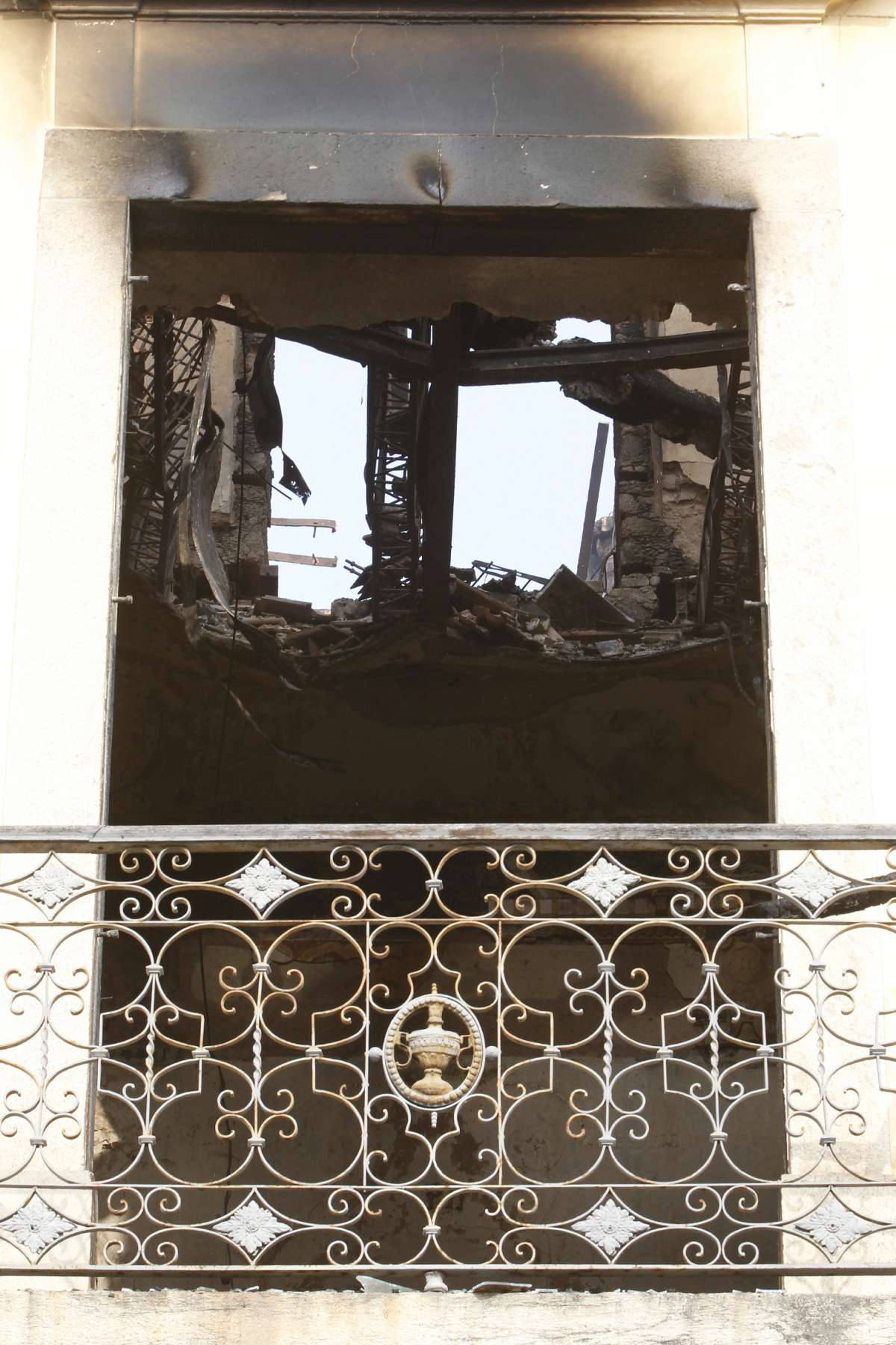 2018-09-03 - suíte do Incêndio que destruiu acervo e grande do prédio do Museu Nacional da Quinta da Boavista, em São Cristovão, Rio de Janeiro, Brasil. Foto de Alexandre Brum - CIDADE POLICIA INCÊNDIO FOGO BRAZIL CULTURA EDUCAÇÃO