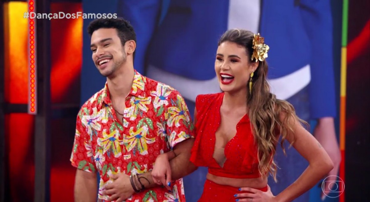 Taís Araújo e Sérgio Malheiros se reencontram no 'Domingão do Faustão'