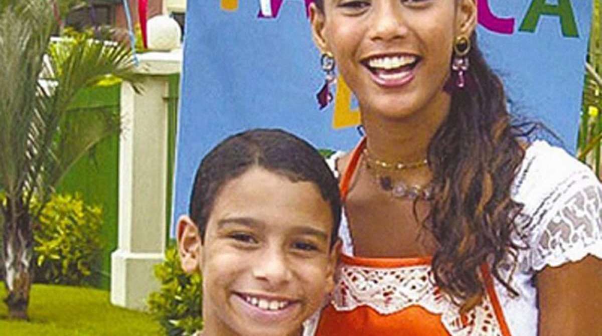 Taís Araújo e Sérgio Malheiros se reencontram no 'Domingão do Faustão'