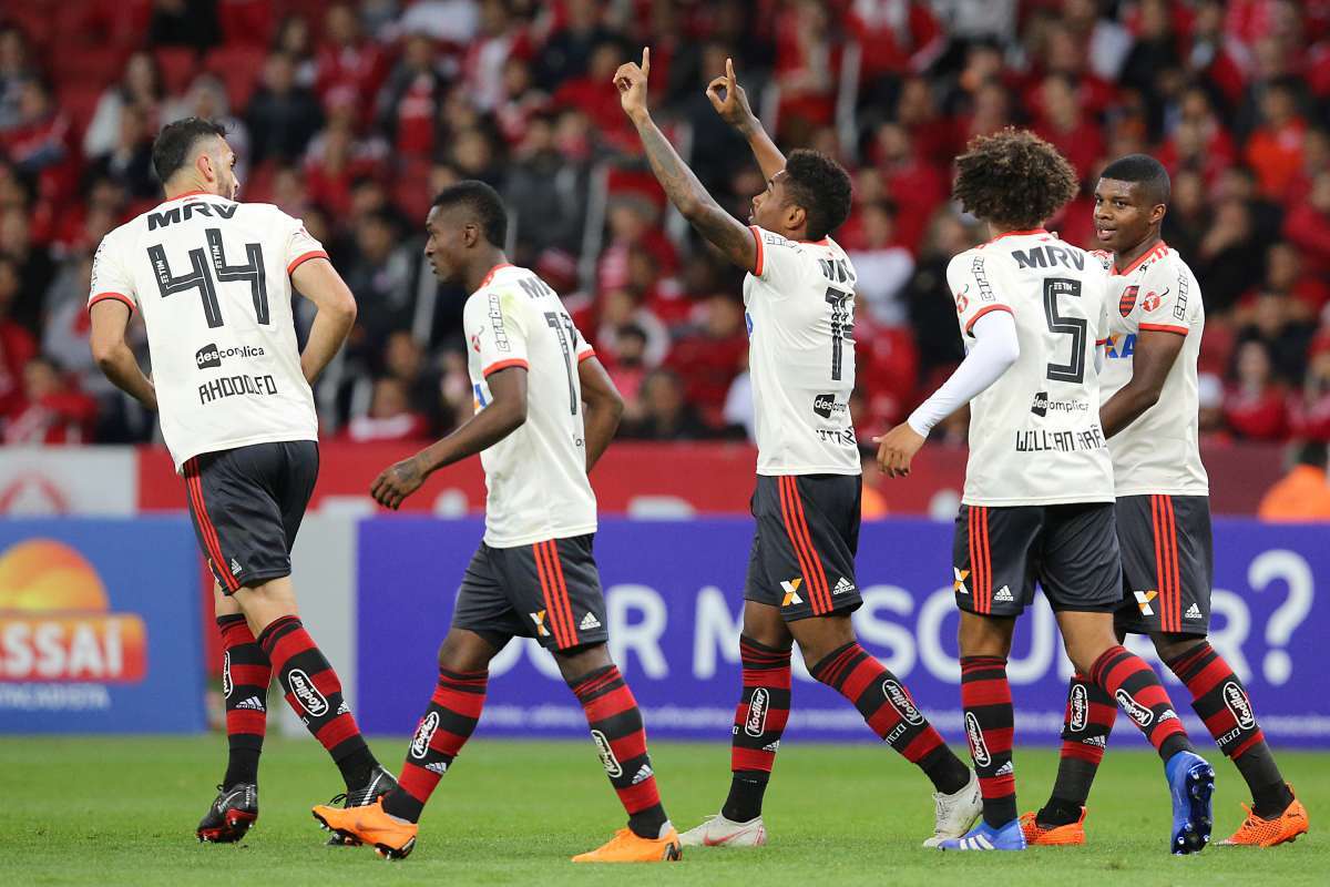 Porto Alegre, 05/09/2018. Partida entre Internacional x Flamengo no Estádio Beira-Rio, válida pela 23ª Rodada do Campeonato Brasileiro. Foto - Staff Images / Flamengo