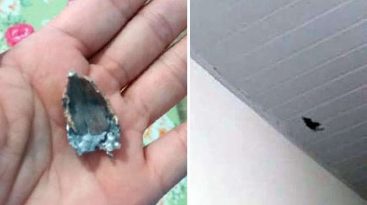 Janele de apartamento na região da Praça Sarah Kubitschek ficou com um buraco da marca de tiro