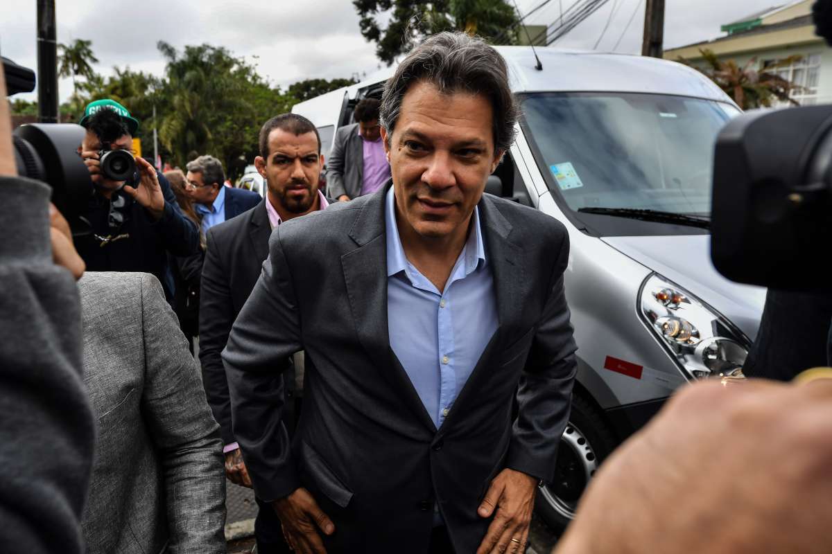 Fernando Haddad (PT) - AFP PHOTO / NELSON ALMEIDA