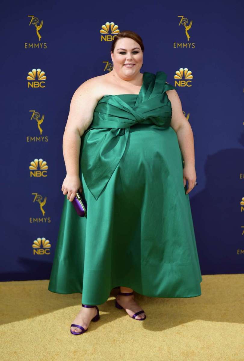 LOS ANGELES, CA - SEPTEMBER 17: Chrissy Metz attends the 70th Emmy Awards at Microsoft Theater on September 17, 2018 in Los Angeles, California.   Matt Winkelmeyer/Getty Images/AFP