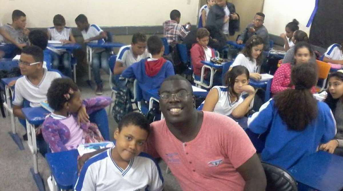 Professor Thiago Santos, agredido por alunos em Rio das Ostras
