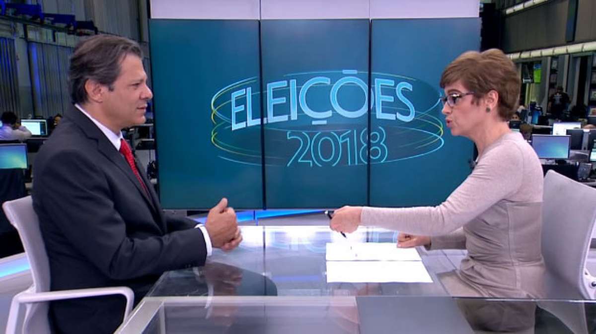 Candidato falou sobre corrupção e economia, dentre outros temas