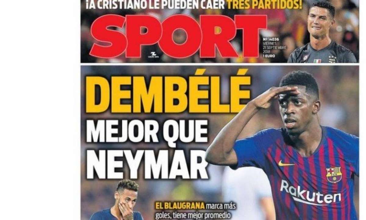 Neymar é provocado por jornal espanhol