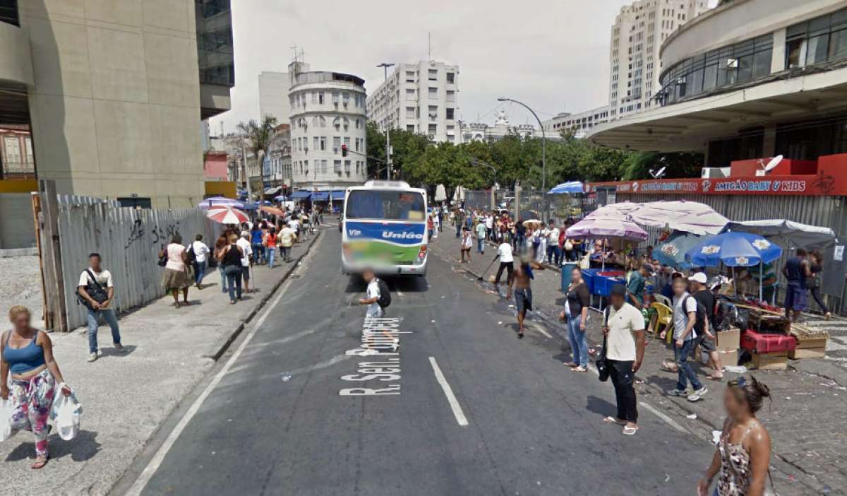 Apreensão aconteceu na altura da Central - Reprodução / Google Street View