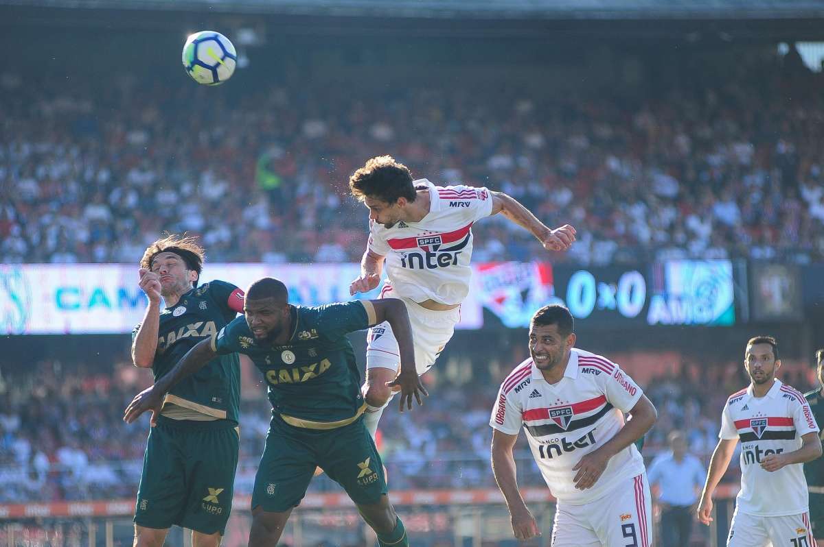 2018-09-22 - AG&Ecirc;NCIA DE NOT&icirc;CIAS - PARCEIRO - Diego Souza, do S&atilde;o Paulo FC, comemora gol, durante partida contra o Am&eacute;rica MG, v&aacute;lida pela 26&ordf; rodada do Campeonato Brasileiro 2018, no Est&aacute;dio C&iacute;cero Pompeu de Toleto, Morumbi, Zona Sul de S&atilde;o Paulo neste s&aacute;bado (22)  - Foto: Renato Gizzi/Parceiro/Ag&ecirc;ncia O Dia.