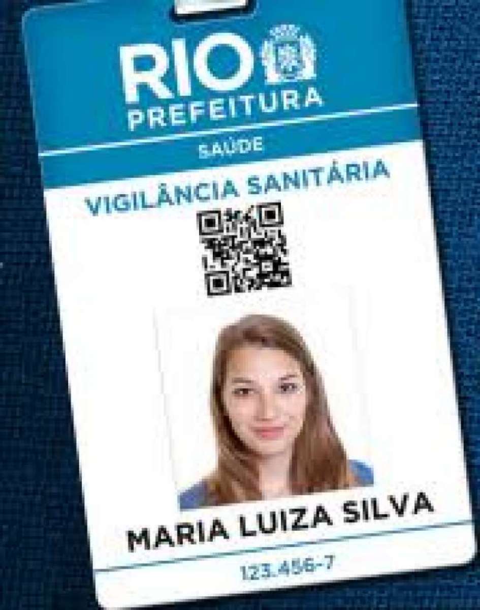 Crachá da Vigilância Sanitária