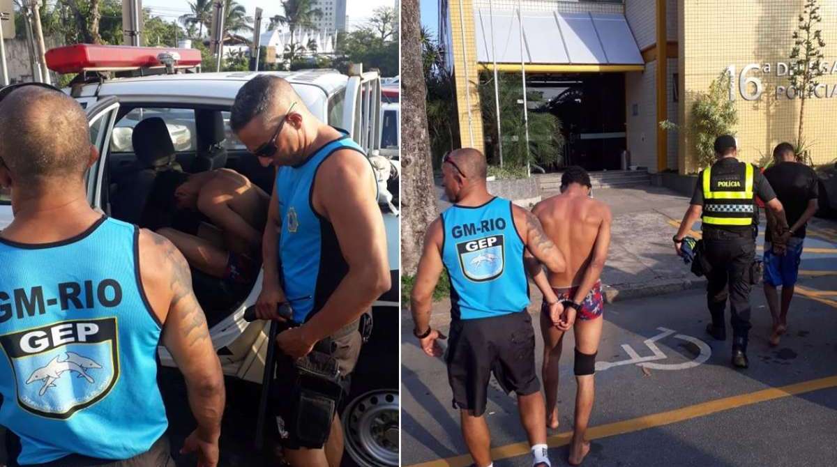 Guadas usaram um barco de pesca para chegar ao ladrão