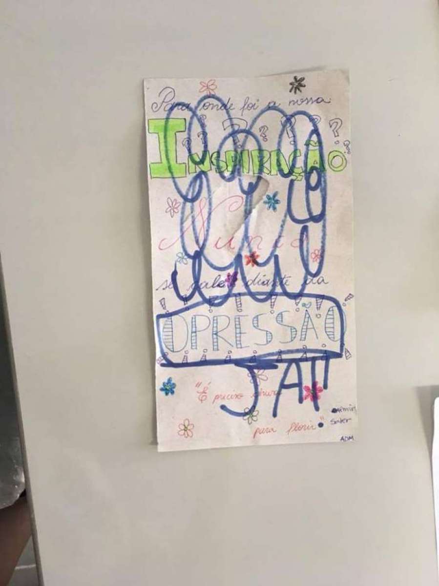 Sala foi encontrada com mensagens de ódio na Fundação Armando Álvares Penteado, em São Paulo