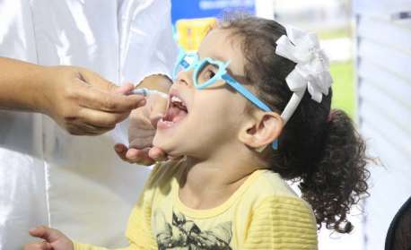 Campanha de vacinação contra poliomelite começa nesta segunda-feira