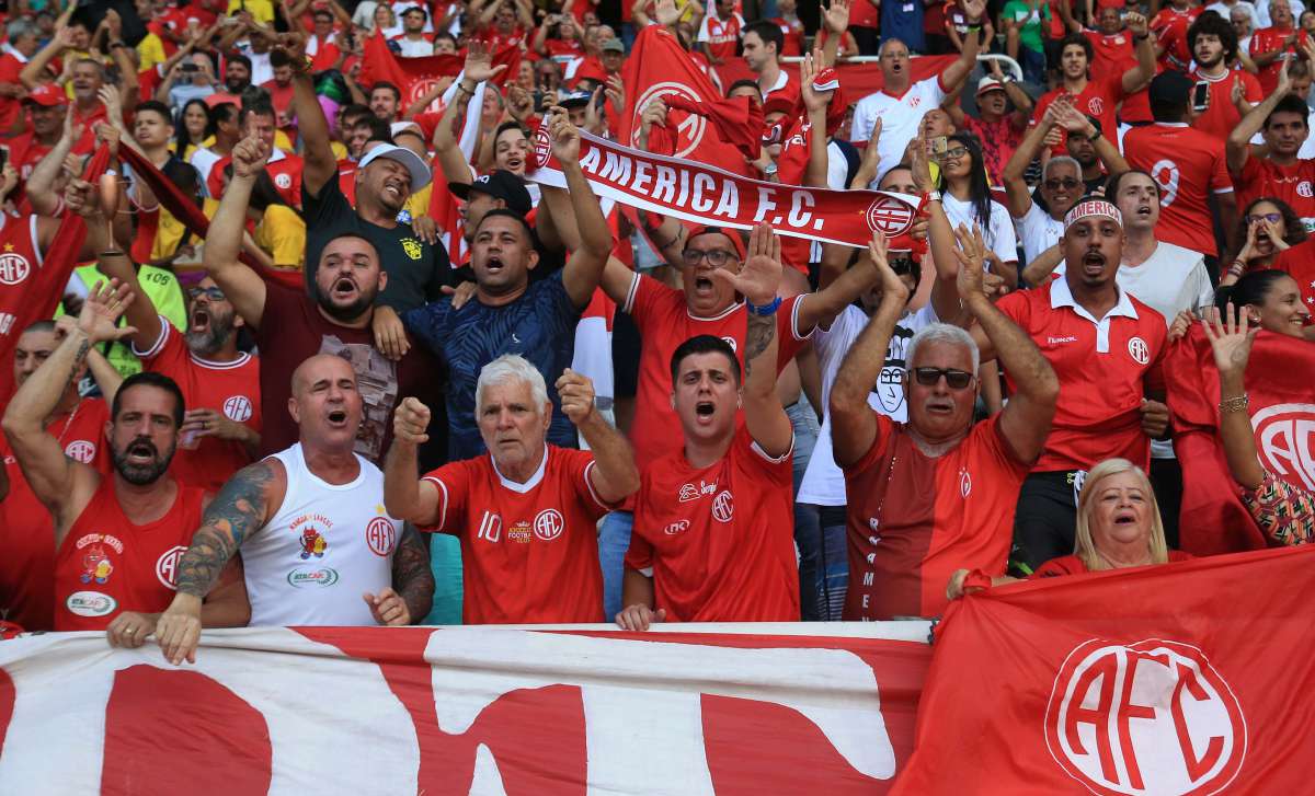 Comemoração do Titulo do America pela segunda divisão do campeonato Carioca, no Estadio Engenhão, Rio de JAnero. Foto: Daniel Castelo Branco / Agência O Dia