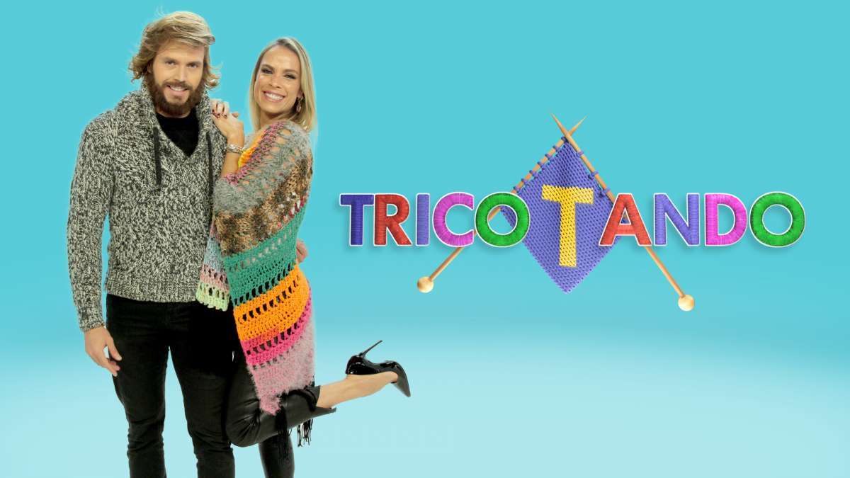 Ligia Mendes e Franklin David, apresentadores do 'Tricotando', da RedeTV!
