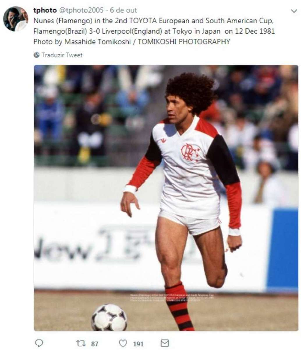 Fotos in&eacute;ditas do Mundial do Flamengo em 1981