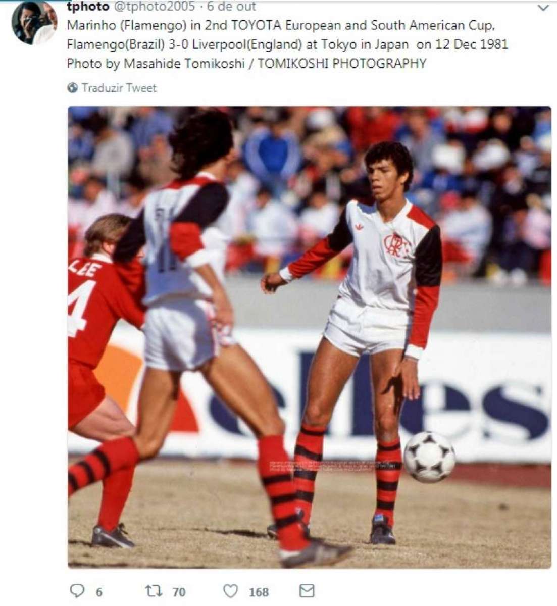 Fotos in&eacute;ditas do Mundial do Flamengo em 1981