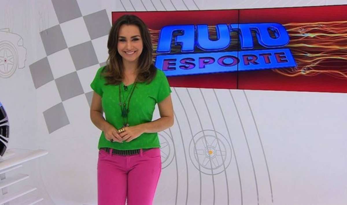 Millena Machado saiu da apresentação do 'Auto Esporte' - Divulgação