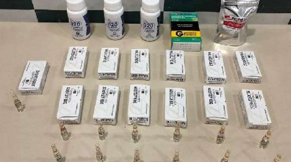 Material encontrado com Leandro - Divulgação / Polícia Civil