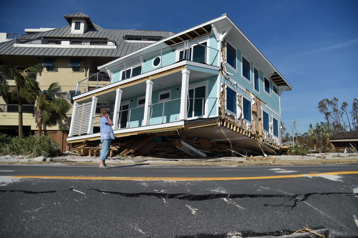 Furacão Michael - Hector Retamal / AFP