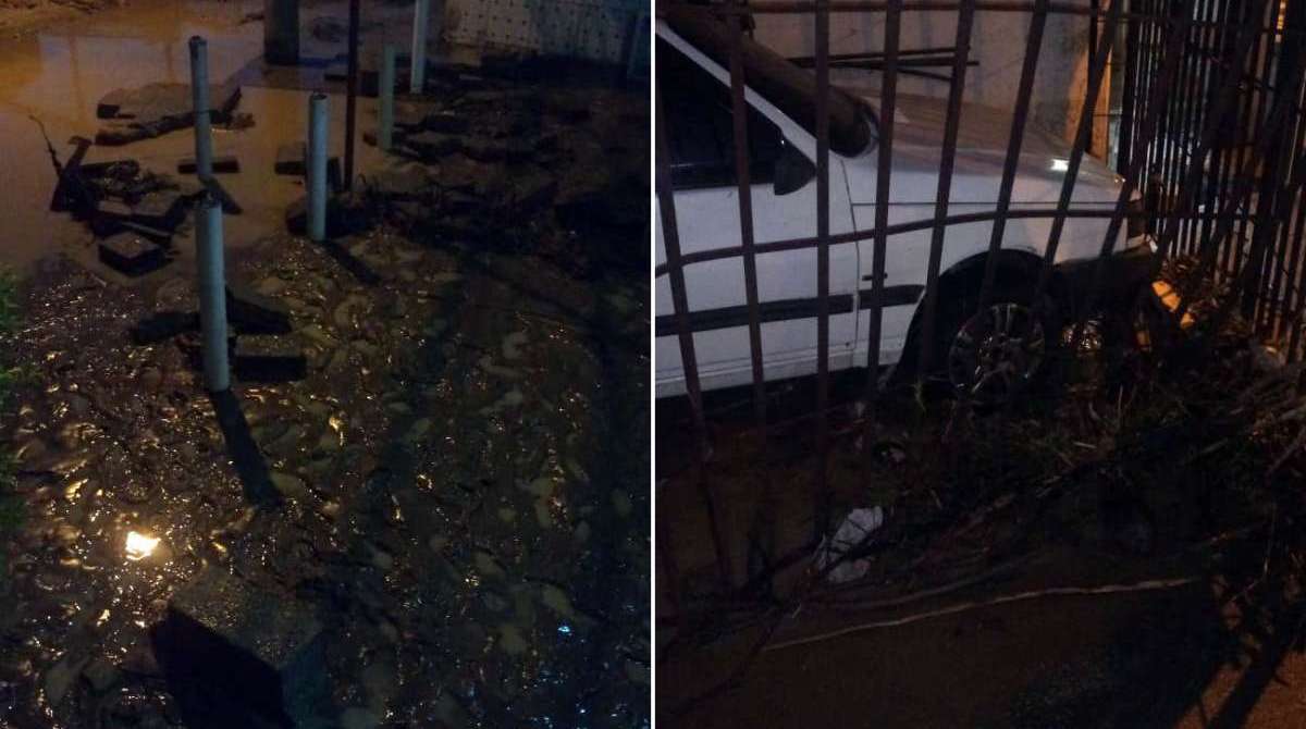 O incidente aconteceu na madrugada deste sábado