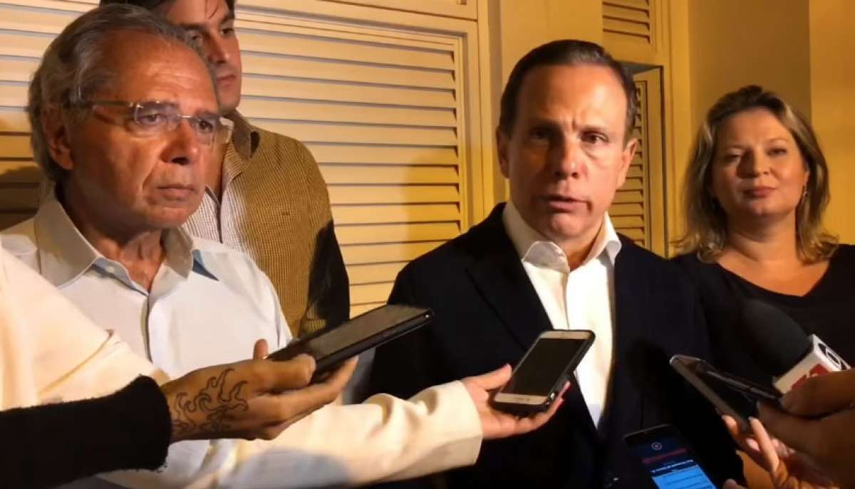 Doria se reuniu com aliados de Bolsonaro no Rio - Reprodução / Facebook