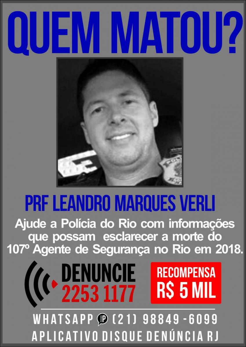 Portal pede informações para identificar quem matou agente da PRF - Divulgação