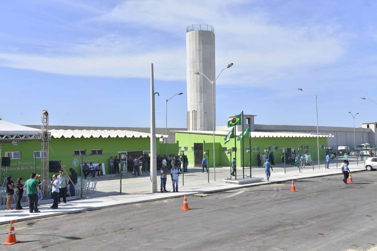 Unidade Prisional Professor José Sobreira de Amorim durante dia de cerimônia de entrega, em 2017 - Facebook Camilo Santana
