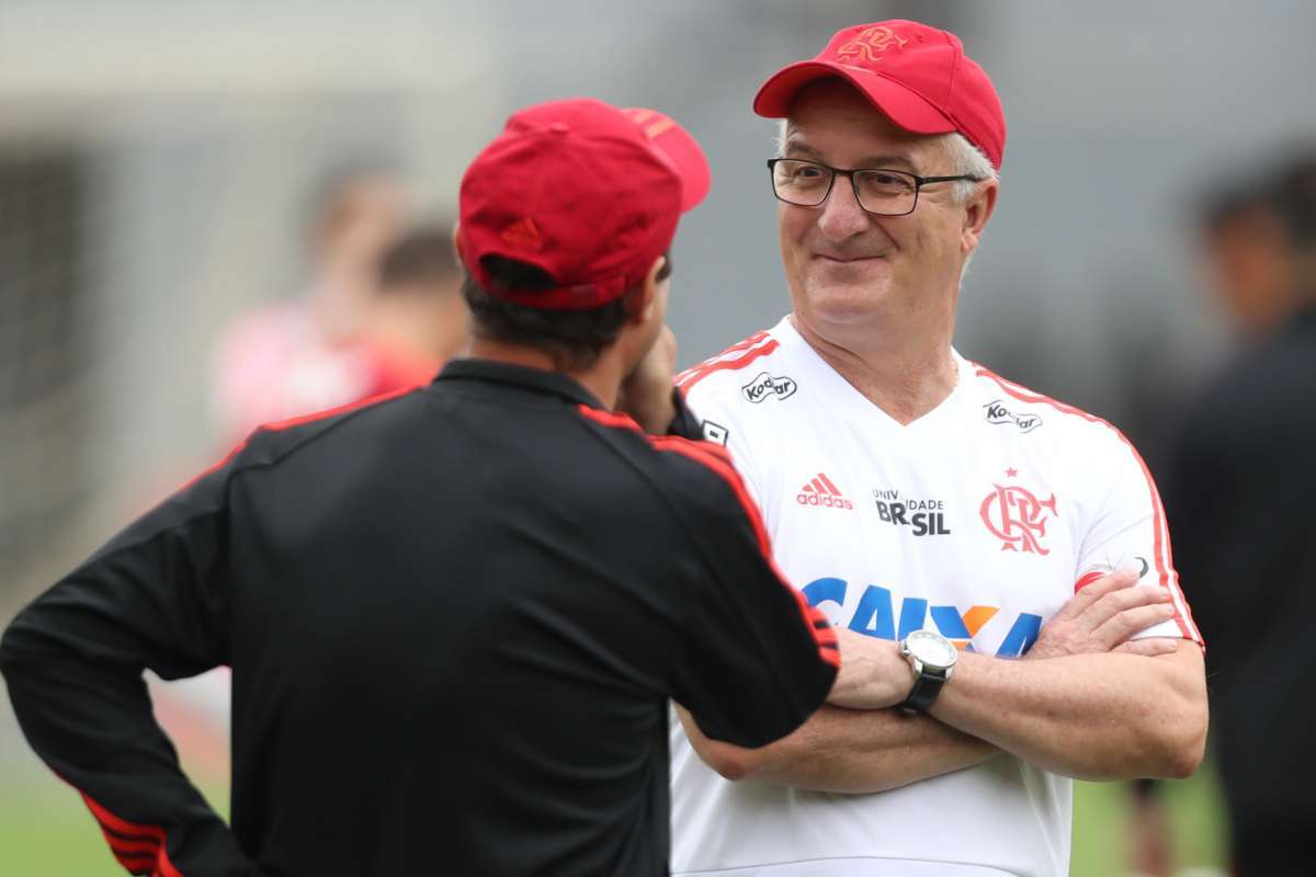Dorival Jr. comanda treino do Flamengo - Gilvan de Souza / Flamengo