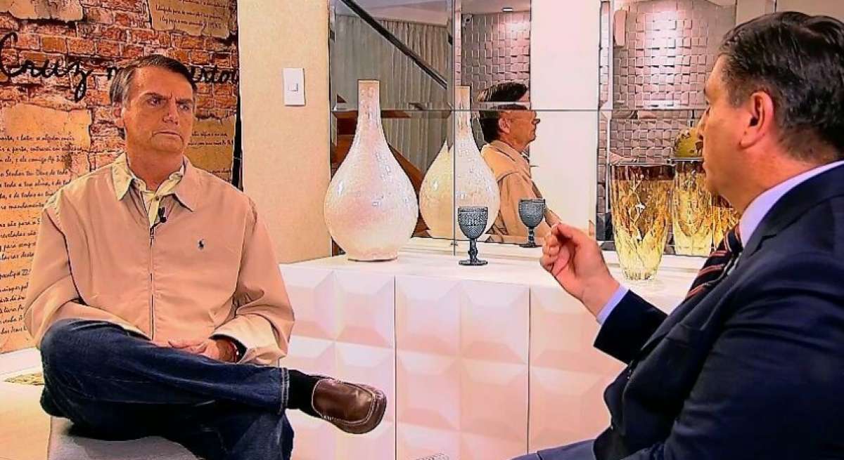 Candidato concedeu entrevista ao SBT - Reprodução / SBT