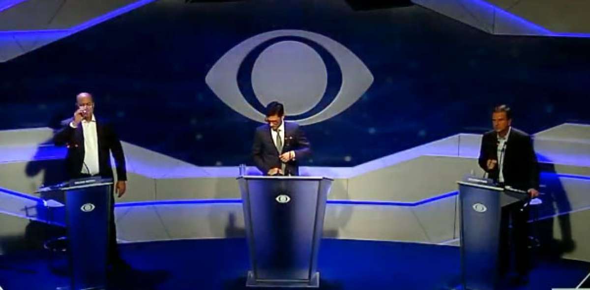 Witzel e Paes no primeiro debate do segundo turno