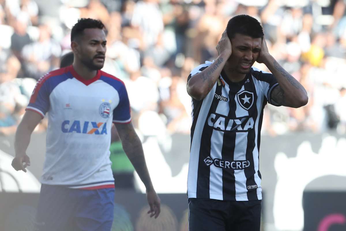 Botafogo perdeu para o Bahia - Alexandre Brum / Agencia O Dia