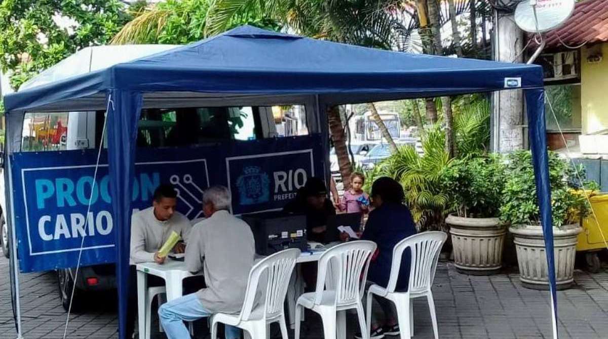 Atendimento itinerante do Procon Carioca