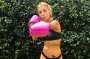 Luiza Possi mostra boa forma na aula de boxe - Reprodução Internet