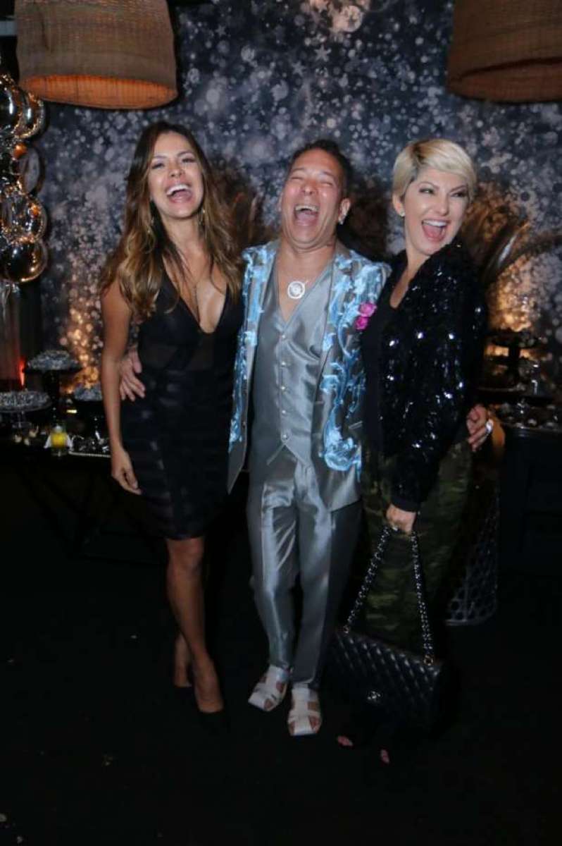 Antonia Fontenelle prestigiou o promoter carioca David Santiago em seu aniversário