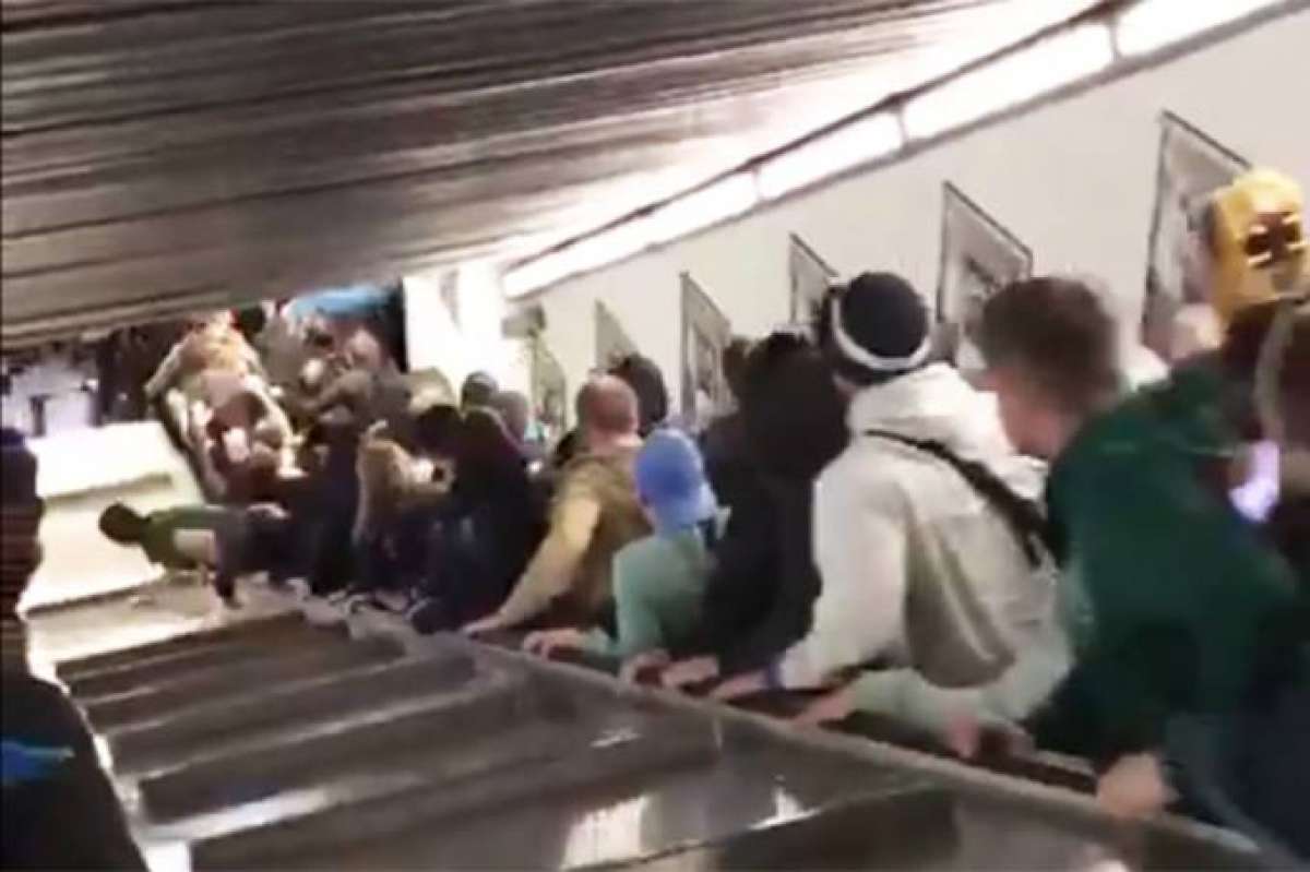 Acidente em metro de Roma assusta torcedores do CSKA