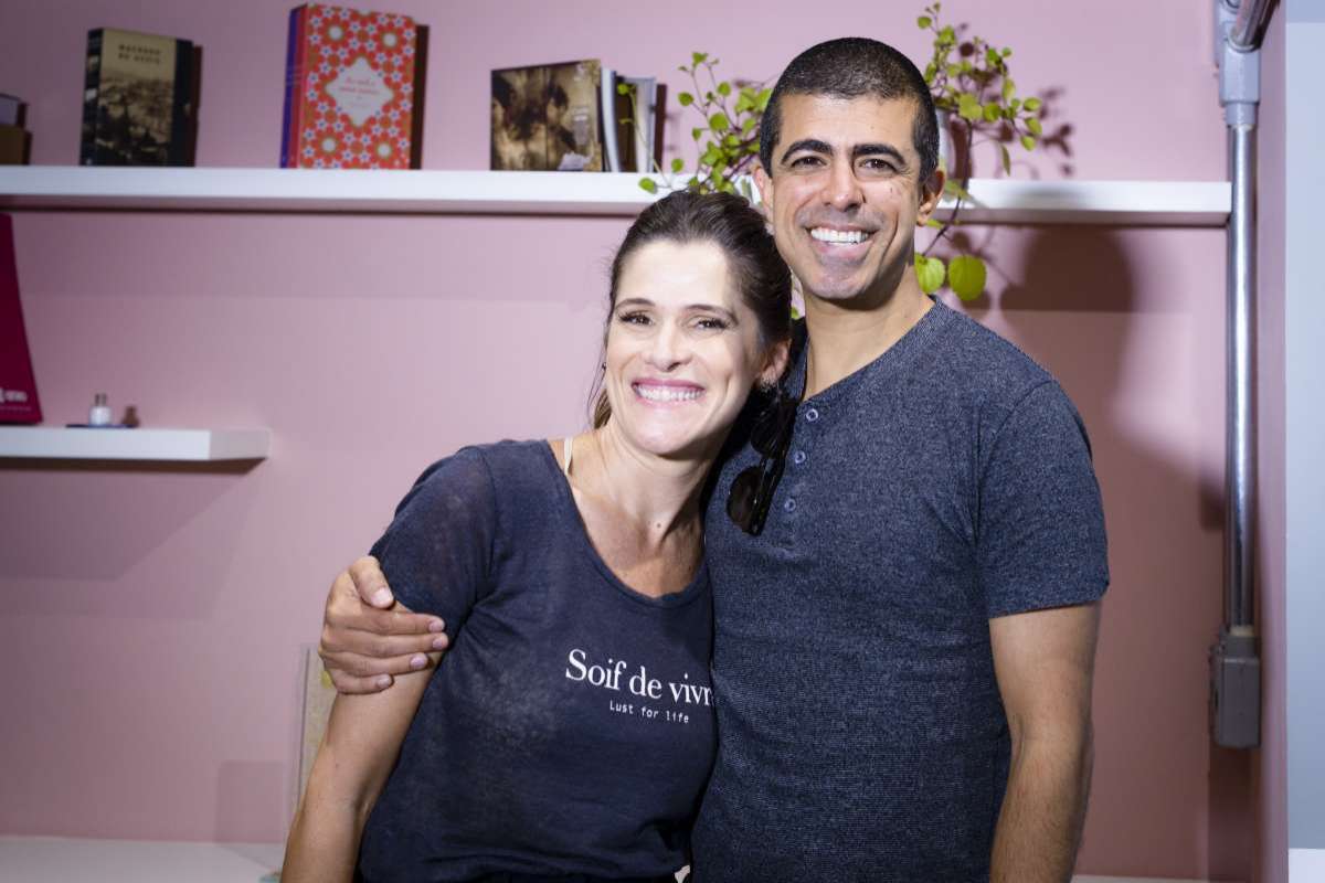 Ingrid Guimarães e Marcius Melhem no 'Viver do Riso'