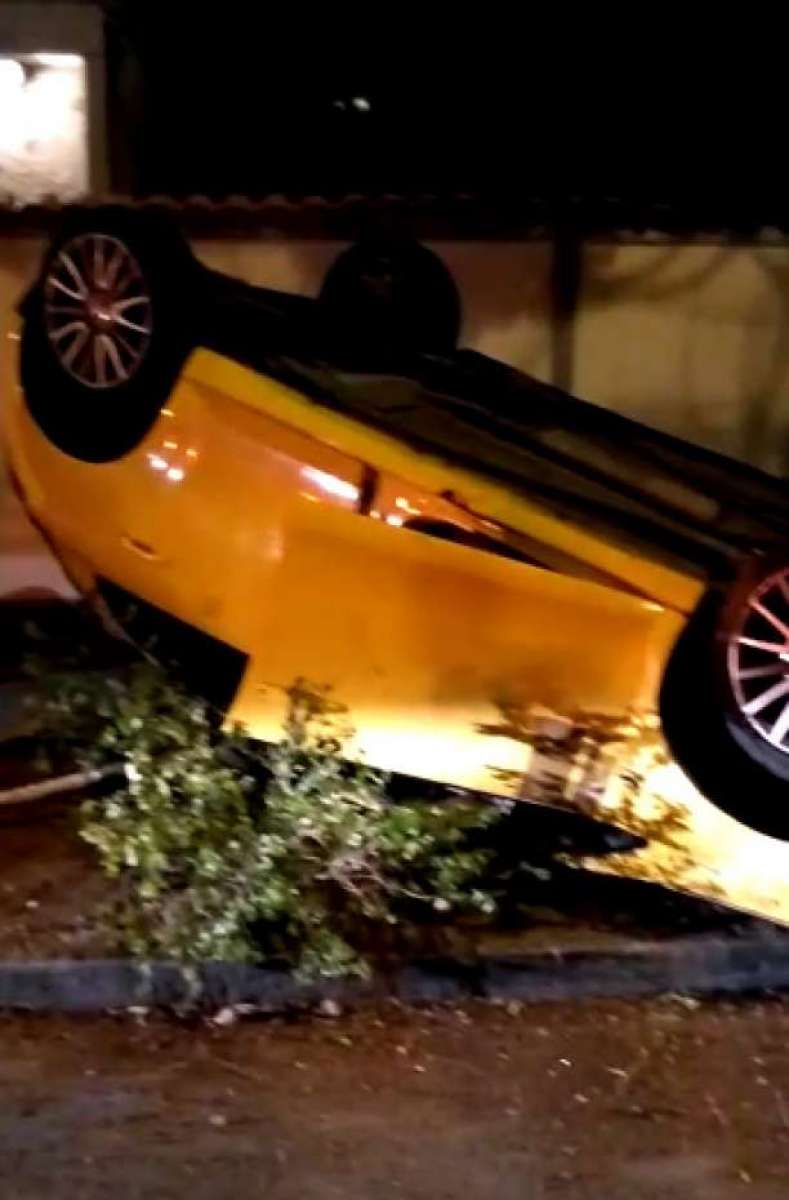 A perseguição durou poucos metros - Reprodução / Internet