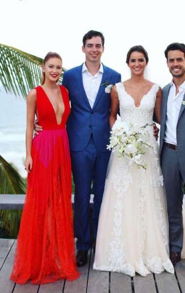 Marina Ruy Barbosa, Xande Negr&atilde;o e os noivos