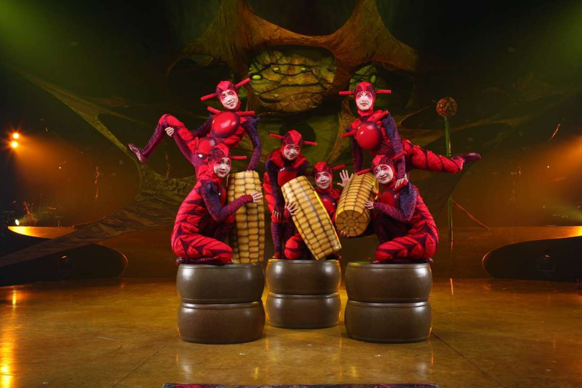 Performance do Cirque Du Soleil