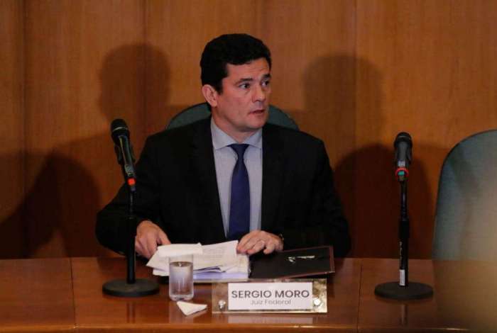 Juiz federal Sergio Moro concede primeira coletiva de imprensa na Justiça Federal em Curitiba após ser anunciado como ministro do governo Bolsonaro 