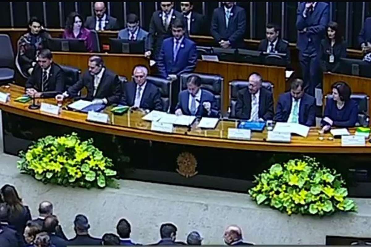 Sessão em comemoração aos 30 anos da Constituição de 1988, na Câmara dos Deputados 

