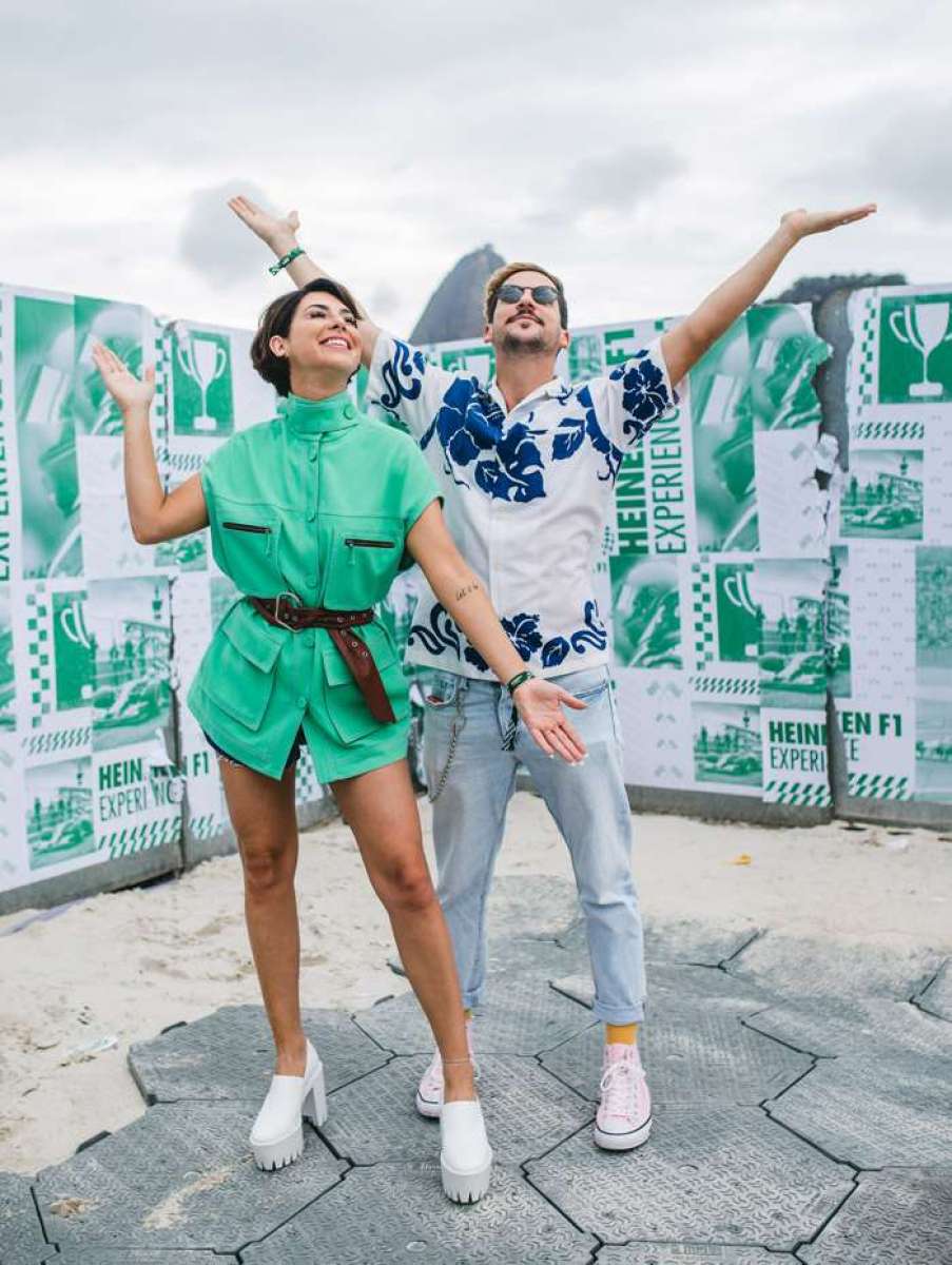 Fernanda Paes Leme e Caio Braz