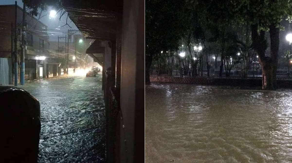 Rua Manoel Lopes, no Centro de Magé