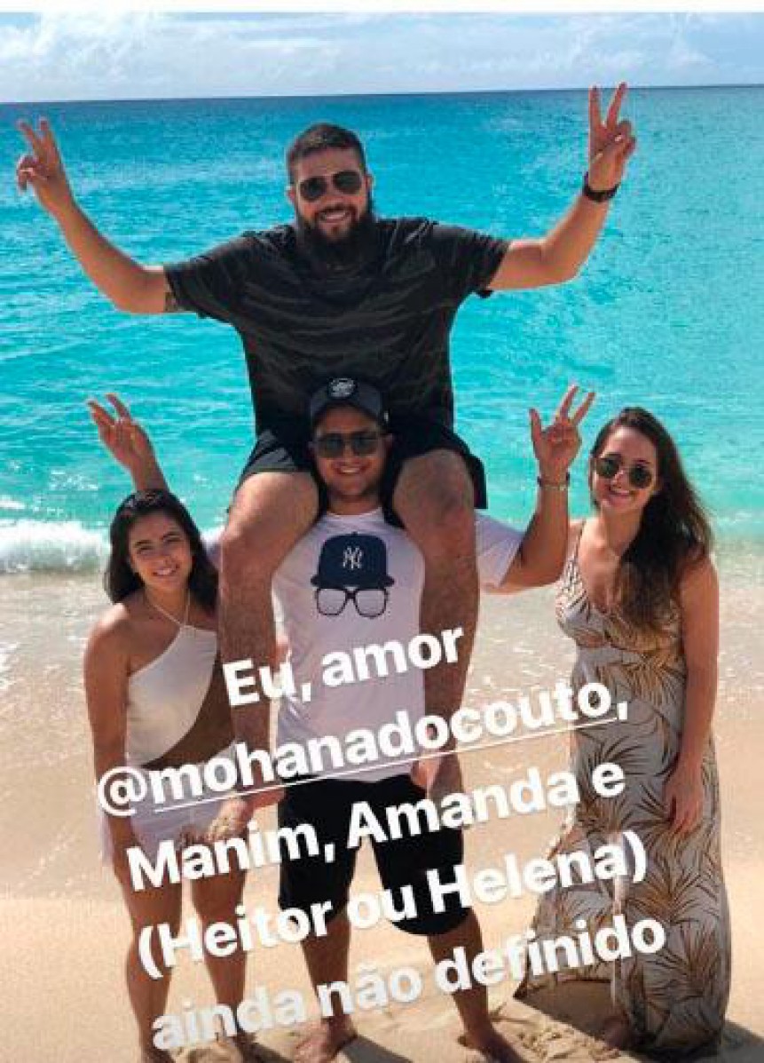 Henrique anunciou nas redes sociais a espera de seu primeiro bebê  - Reprodução 