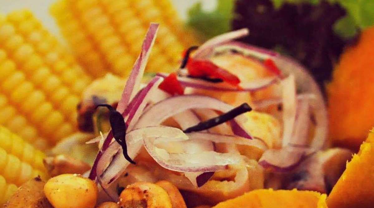 Ceviche de camarão do Intihuasi, primeiro restaurante peruano no Rio - Divulgação