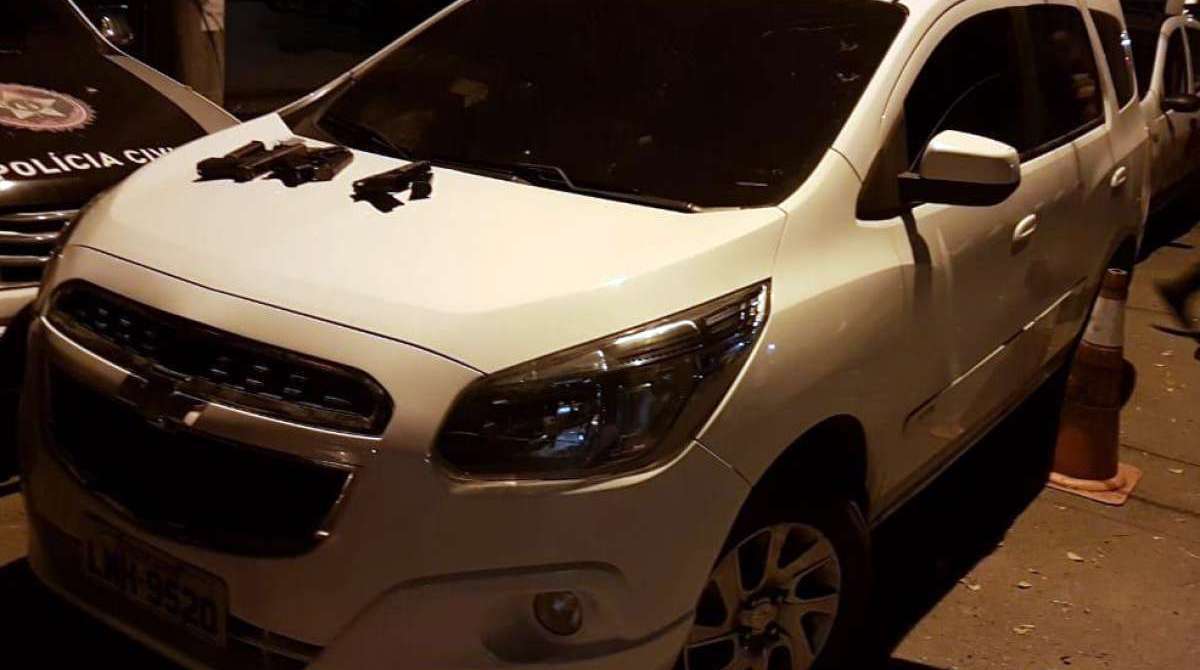 Diego da Silva (Pretão), Sergio Lucindo da Silva Junior (Terrinha) e Leonardo da Silva do Nascimento (PQD)