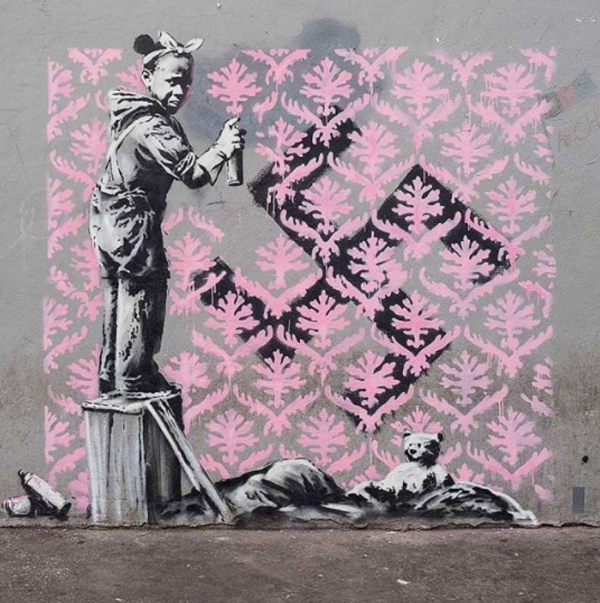 Obra do artista britânico Banksy